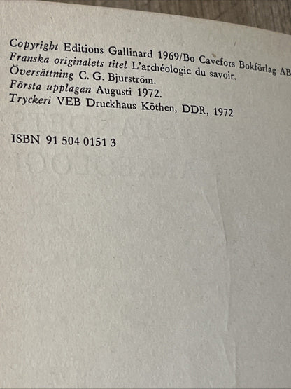 Vetandets arkeologi (The Archaeology of Knowledge) by Michel Foucault