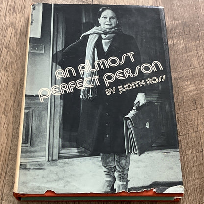Judith Ross AN ALMOST PERFECT PERSON  Book Club Edition