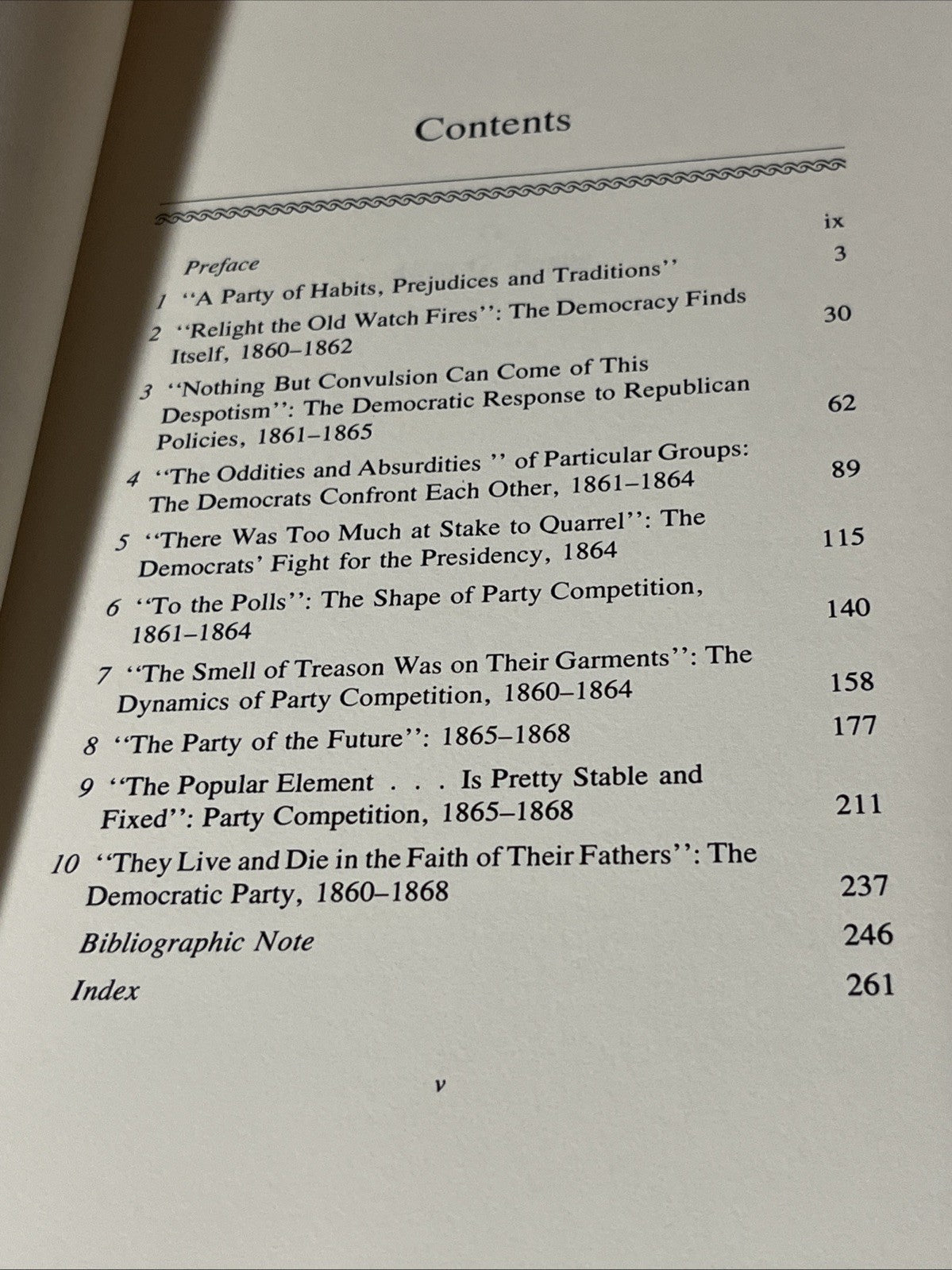 A Respectable Minority: The Democratic Party in the Civil War Era, 1860-1868