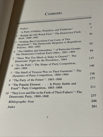 A Respectable Minority: The Democratic Party in the Civil War Era, 1860-1868
