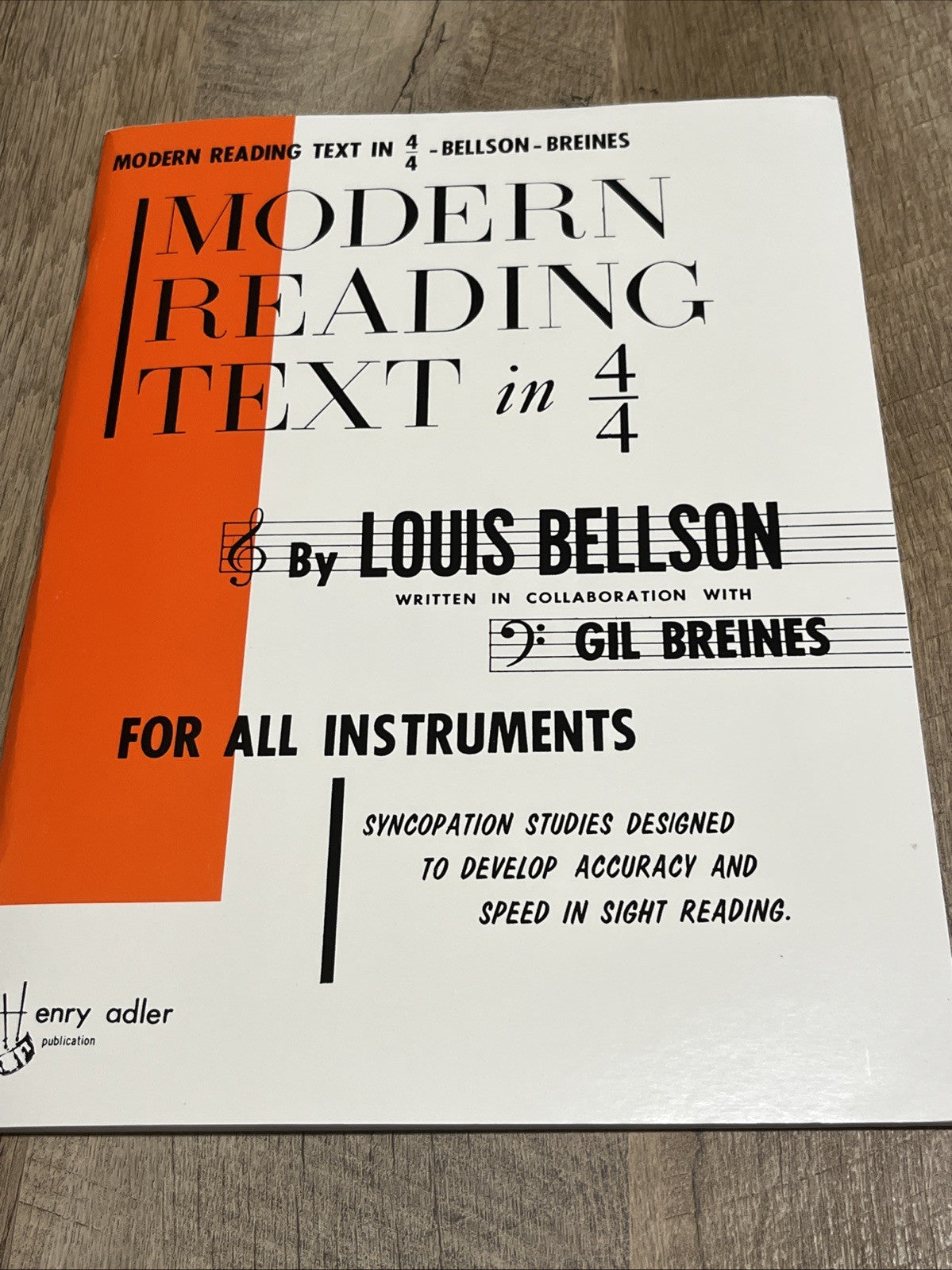Modern Reading Text in 4/4 For All Instruments Louis Bellson Bellson For All Ins