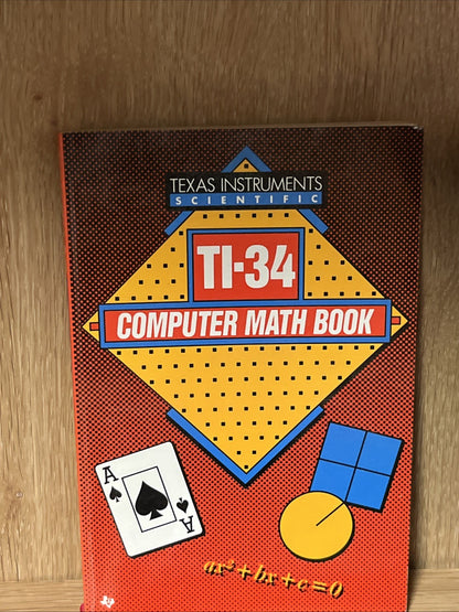 Texas Instruments Scientific TI-55 111/ TI-60/ TI-34 Comp Math Guide Book Manual