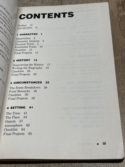 The Actor's Checklist Creating the Complete Character 1st Edition Rosary O’Neill