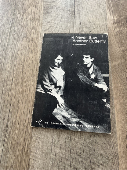 I Never Saw Another Butterfly, Celeste Raspanti 1971 Vintage Paperback
