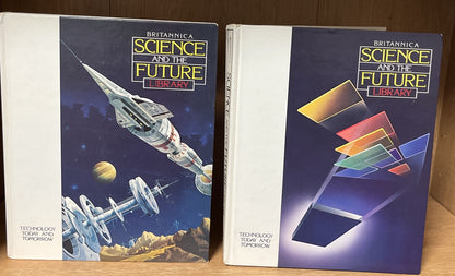 Britannica Science and The Future Library, Volumes 1  & 2 Hardcover Book 1982