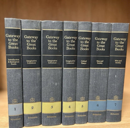 Gateway To The Great Books 7 Volume Encyclopedia Britannica 1963