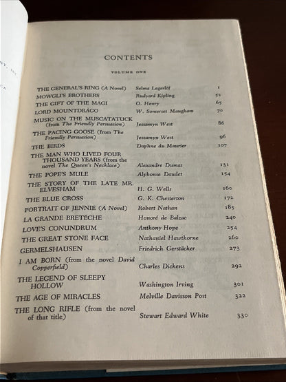 Vintage Stories To Remember by Thomas B. Costain 1956 Hardcover
