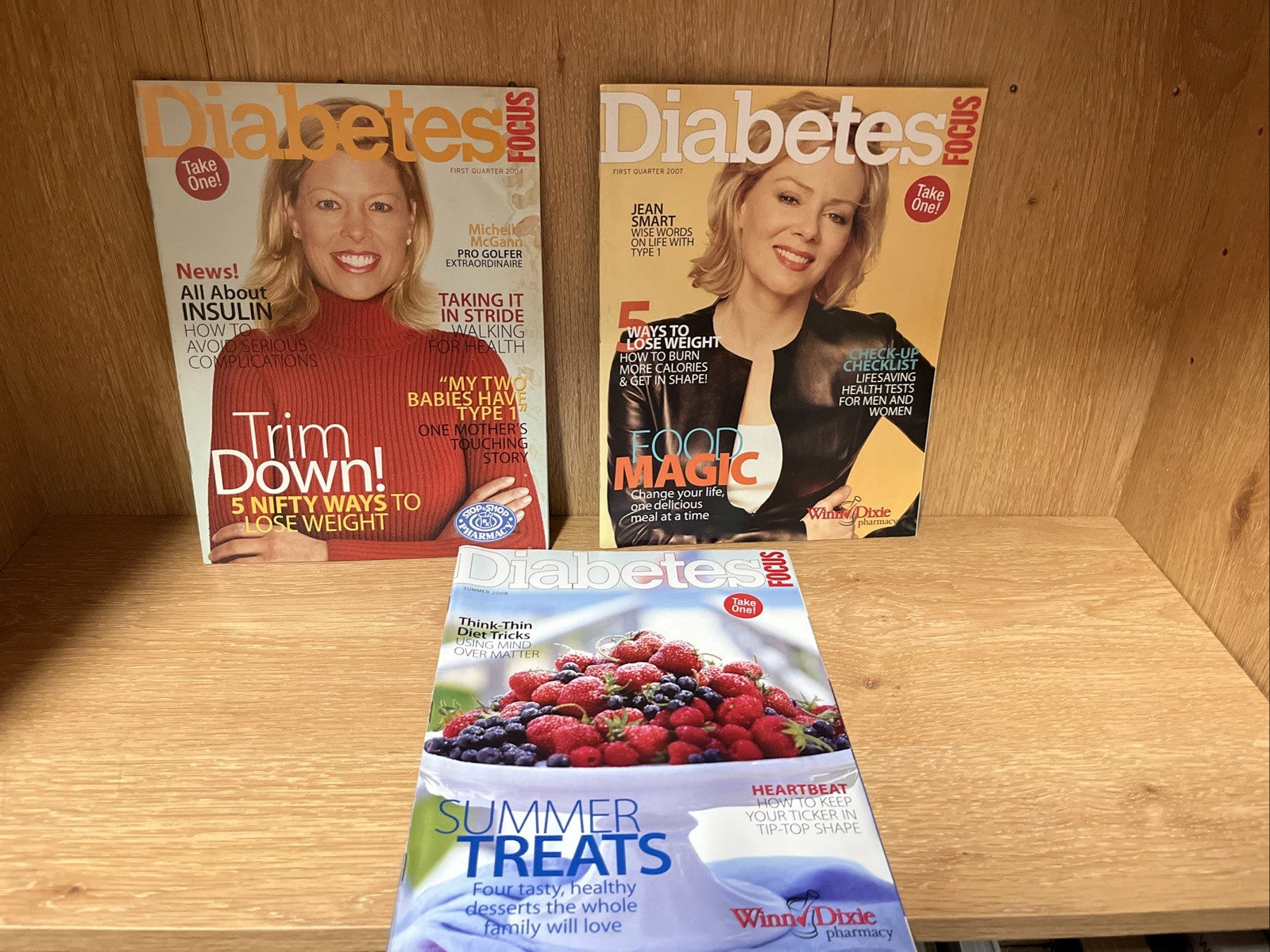 Diabetes Focus Magazine Lot of 3 — 2004/2007/2008
