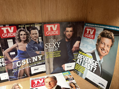 2000'S LOT OF 22 TV GUIDE MAGAZINES 2005 2006 2007  2008 2009 2010 2011