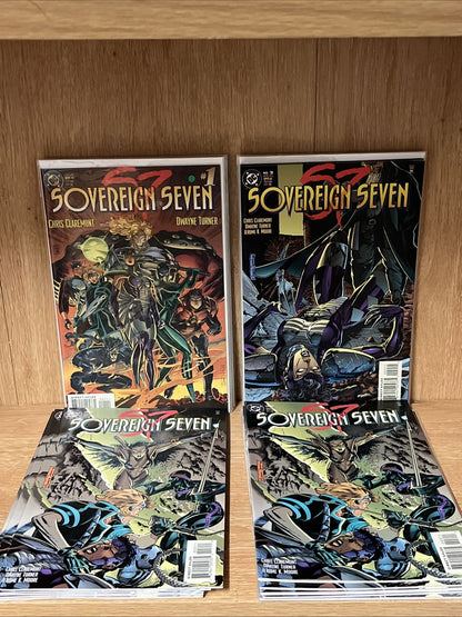 Sovereign Seven Lot of 20  #1 #2 #3 #4  (1995) DC Comics Book 5pc Each Number