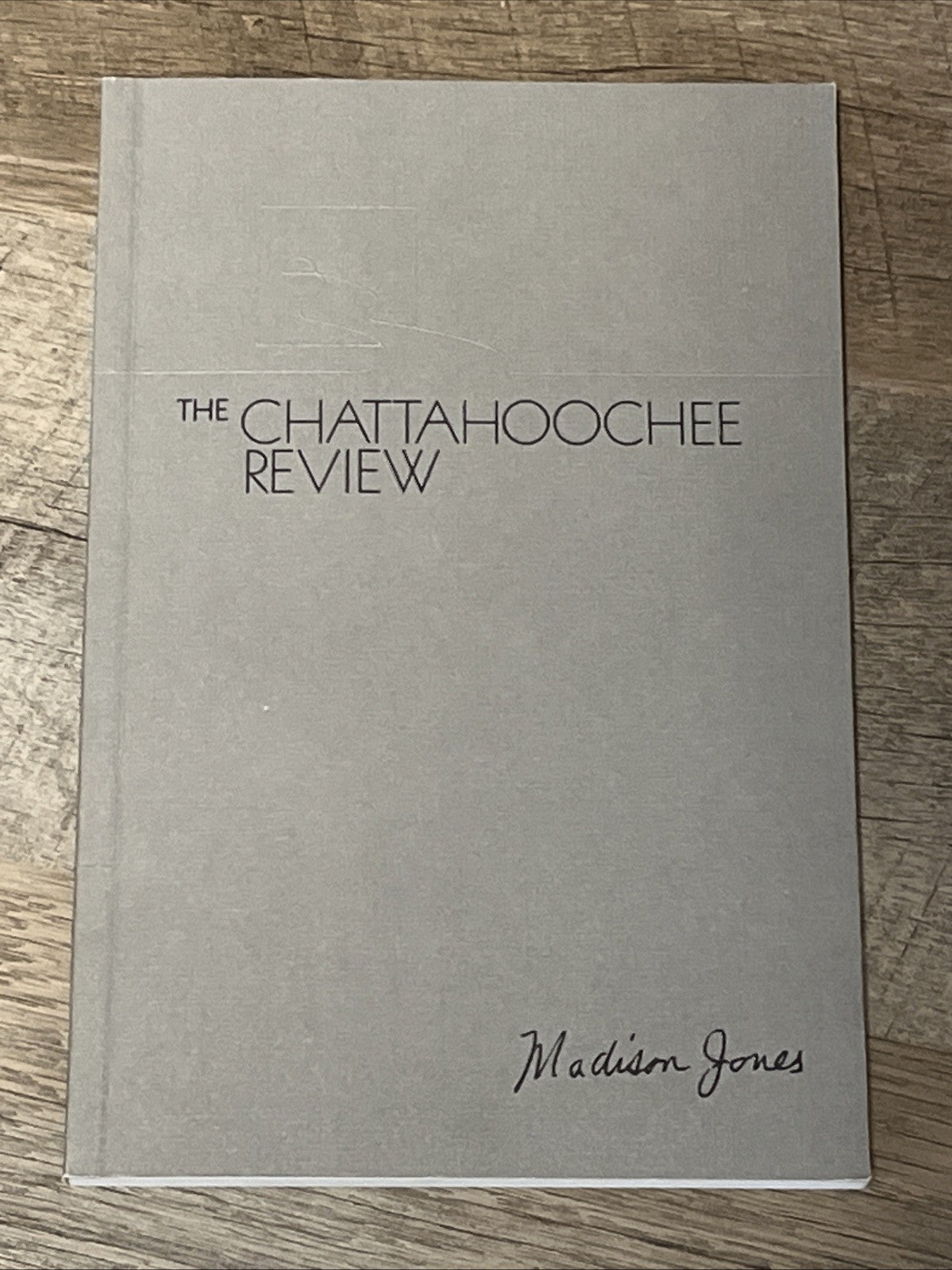 Chattahoochee Review: SIGNED Madison Jones Vol 7 #1 Fall 1996 The DeKalb College