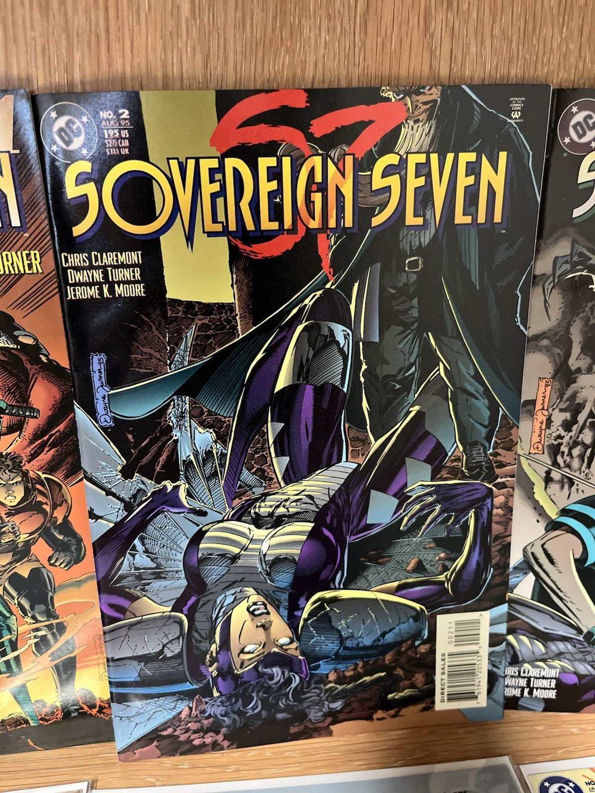Lot of 11 Sovereign Seven #1 to #8 & #23#28 #29 DC Comic Books Chris Claremont