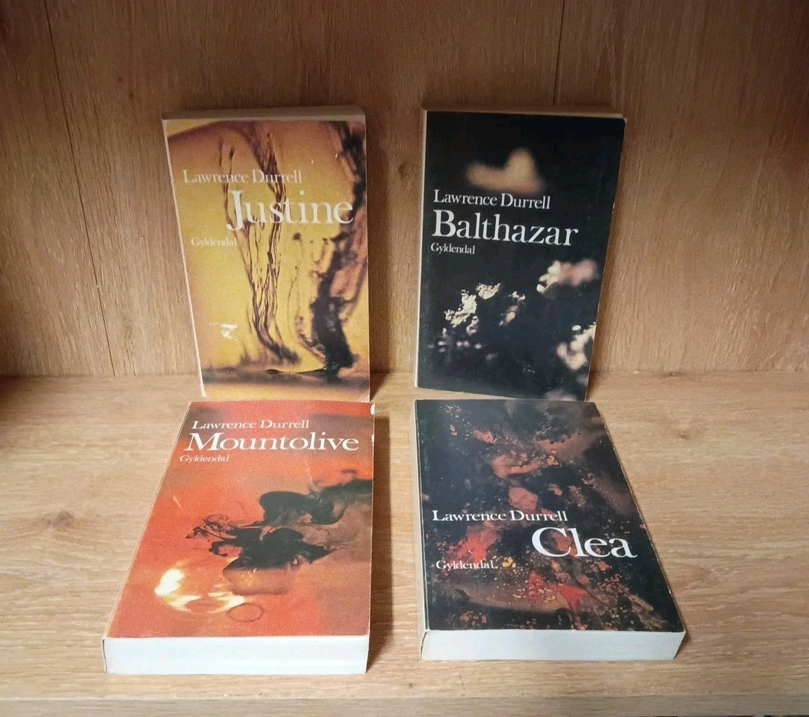 Lot of 4 ~ Lawrence Durrell  ~ Mountolive ~ Clea ~ Balthazar ~ Justine ( Denmark