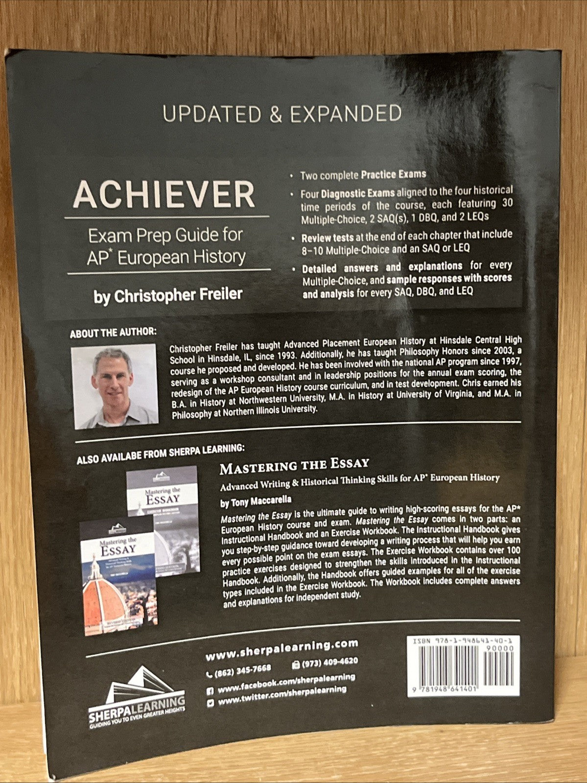 Achiever Exam Prep Guide for AP European History by Christopher Freiler (2021,