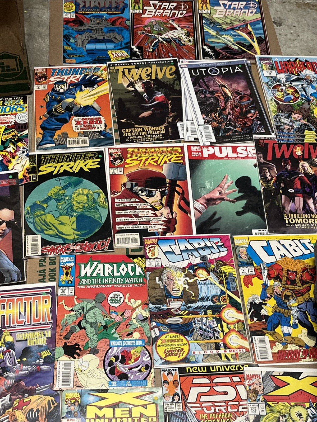 50 Comic Books lot -MARVEL DC, The Punisher 2099 From Comic Book Store