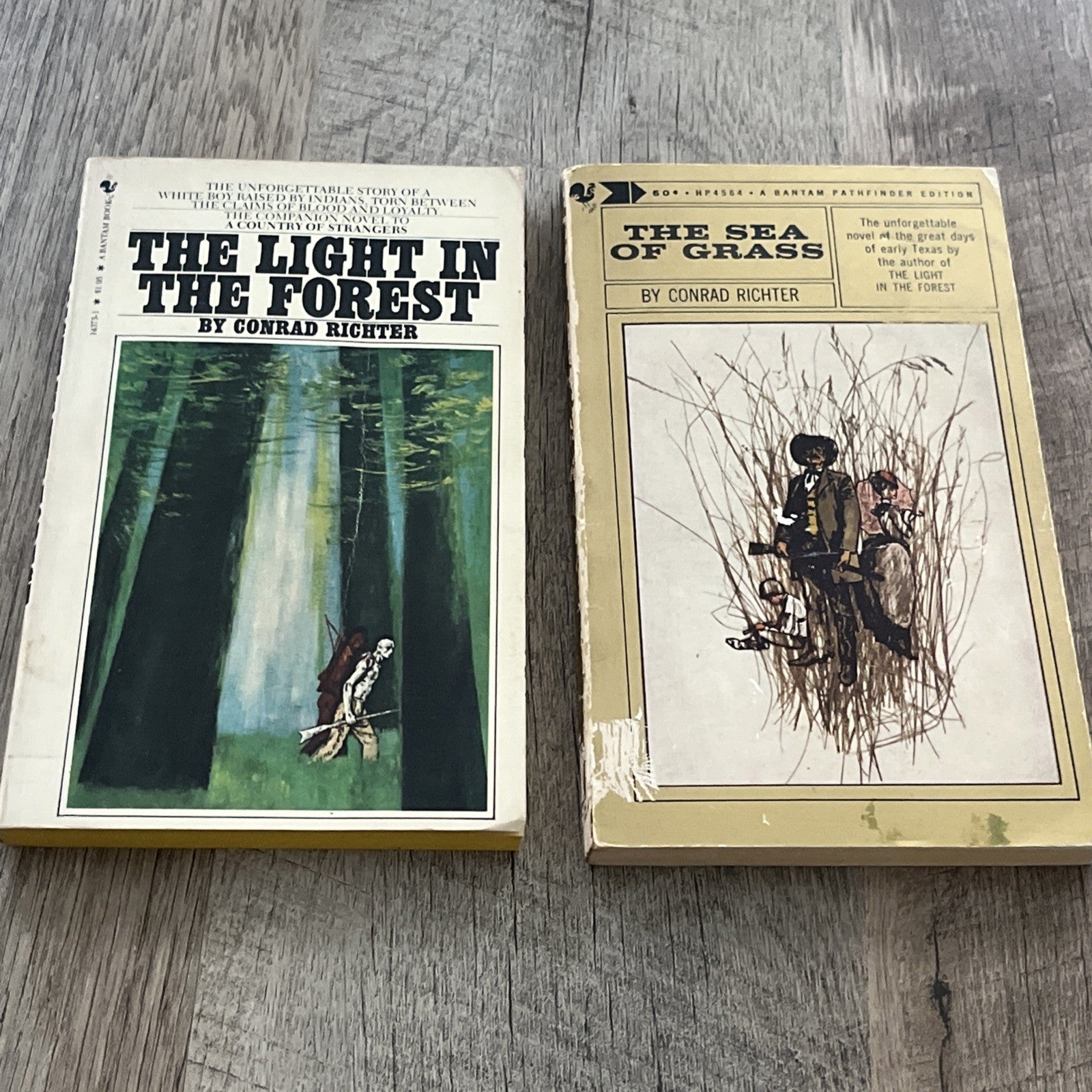 Conrad Richter books the light in the forest And The Sea Of Grass