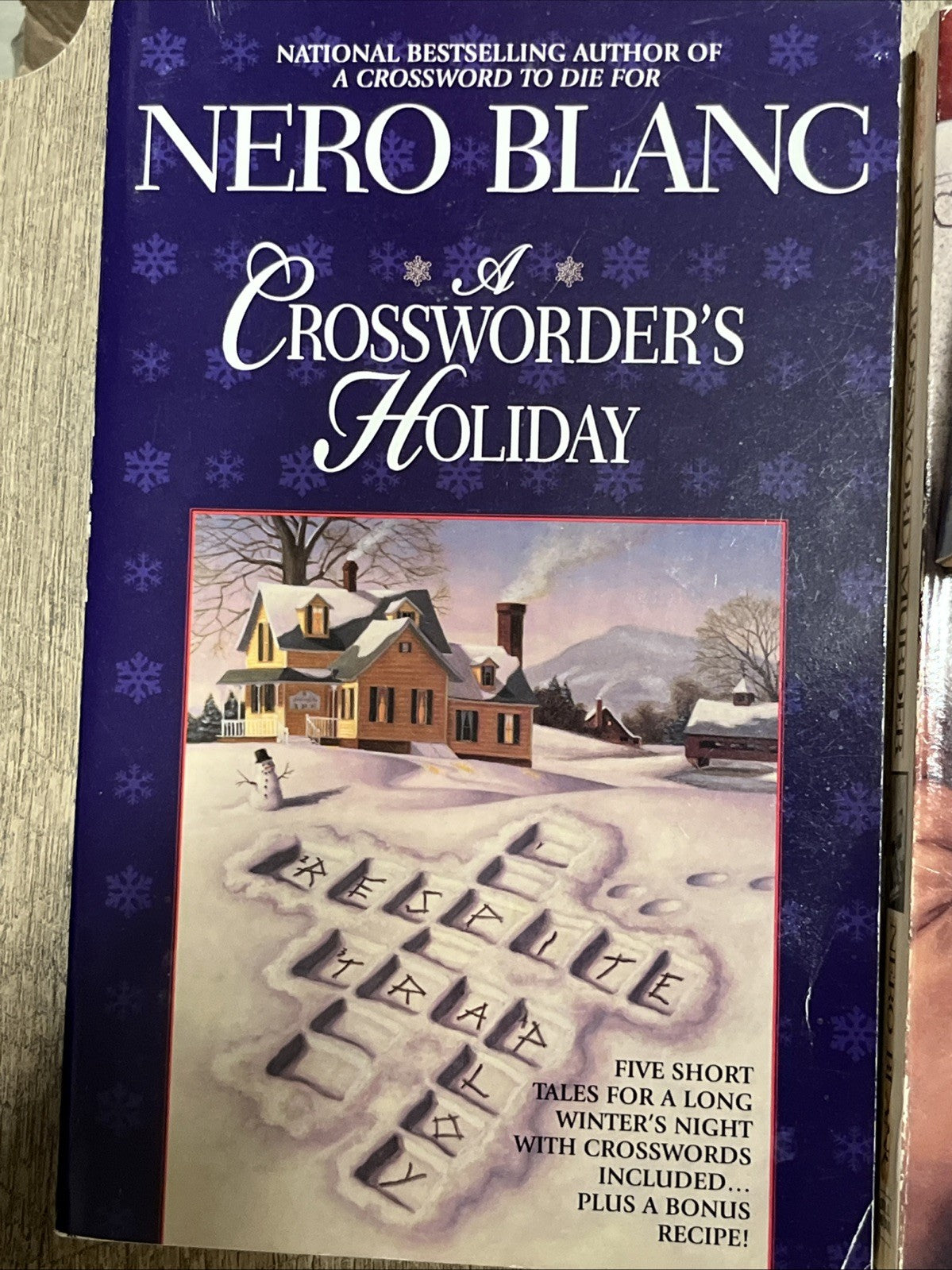 Nero Blanc  Books Lot of 7 Crossword books