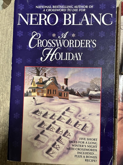 Nero Blanc  Books Lot of 7 Crossword books