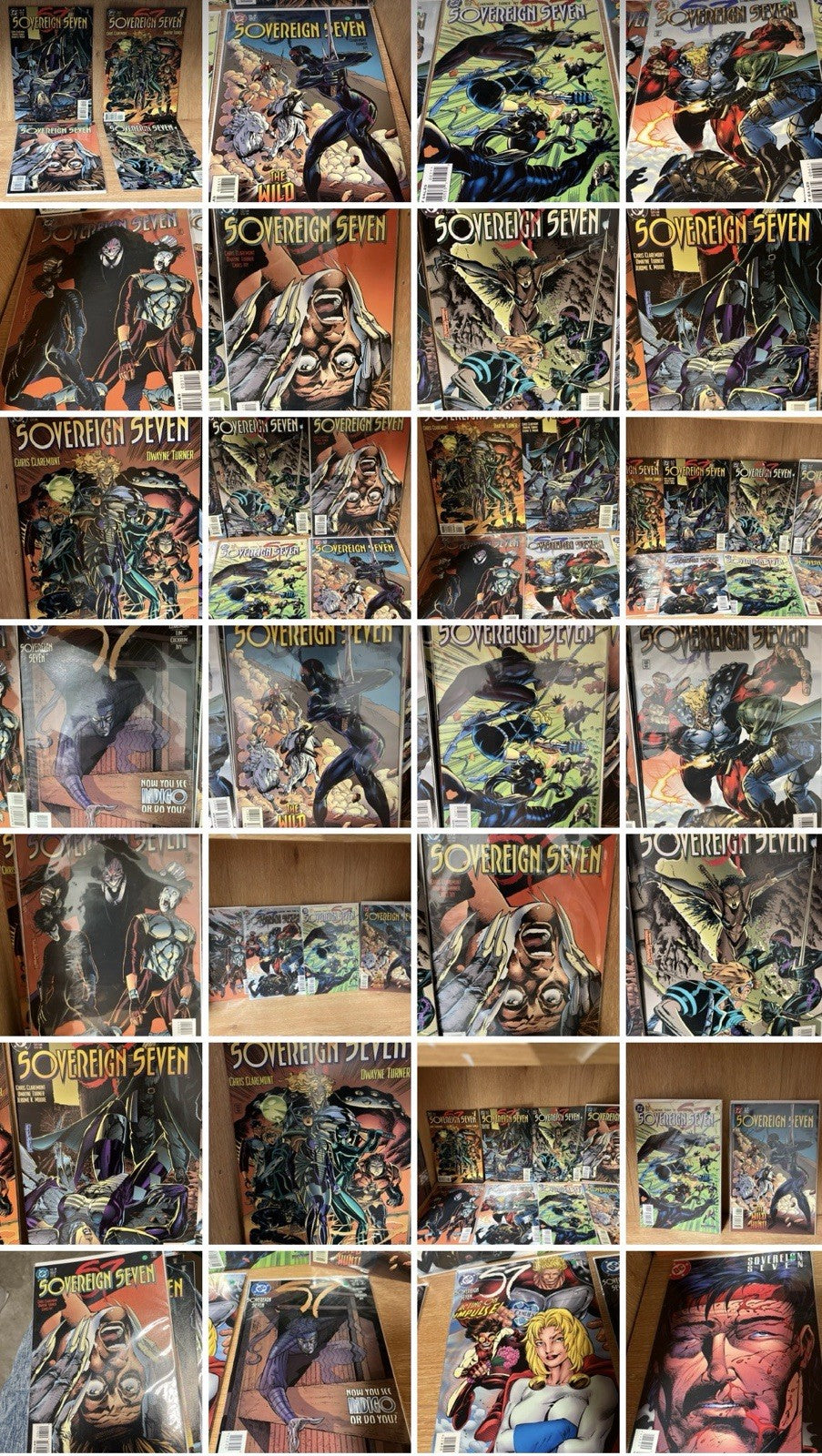 Lot Of 50 Marvel & DC Comic Book Lot Watchmen | Sovereign Seven | Marvel books