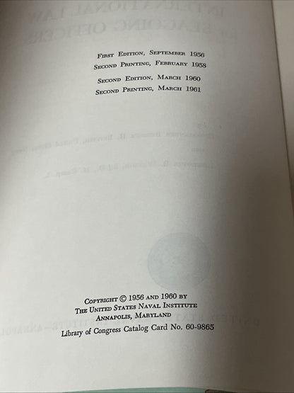 International Law for Seagoing Officers & Antitrust Law An Economic Perspective