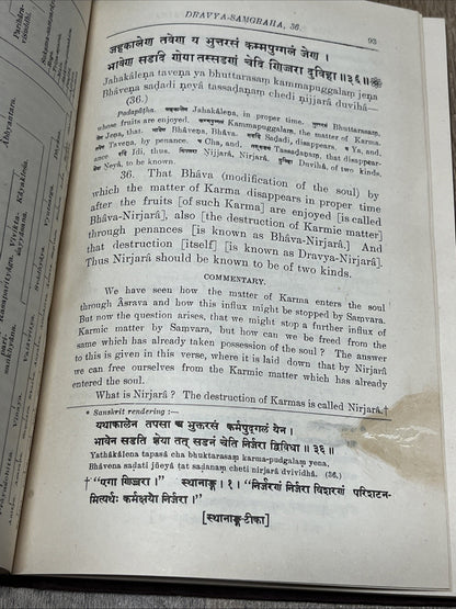 Dravya-Samgraha of Nemichandra Siddhanta-Chakravarti by Sarat C. Ghoshal 1989