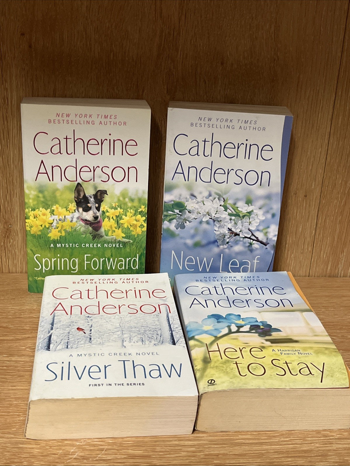 Cathrine Anderson Books Lot 4,A Mystic Creek Novel 3 & A Harrigan Family Novel 1