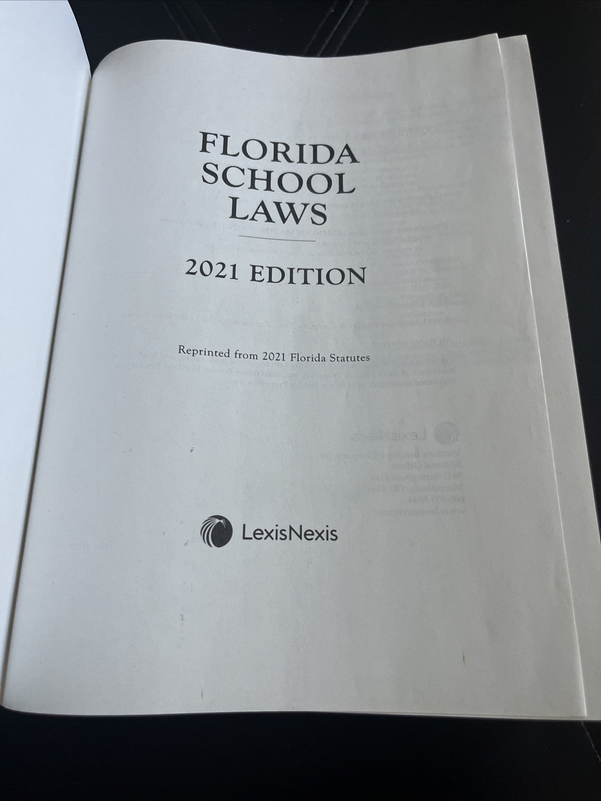 Florida School Laws 2021 Edition By LexisNexis