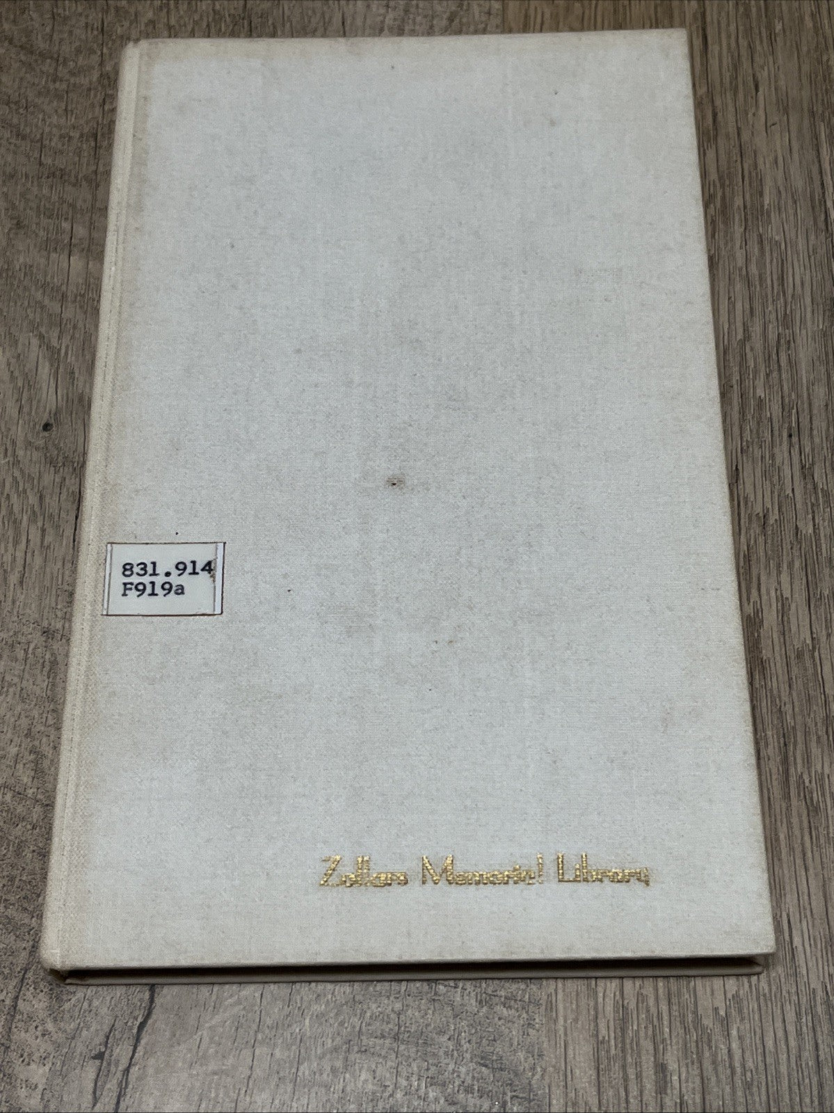 Walter Helmut Fritz Aus der Nahe 1972