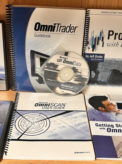 OmniTrader Investor Trading Software PC Stock Shares Stockmarket -9 CD-ROM (9pc)