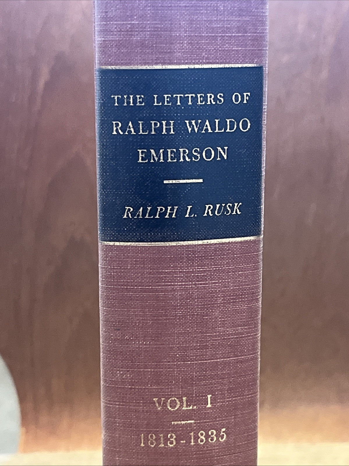 The Letters of Ralph Waldo Emerson, 1813-1835 by Ralph L. Rusk , Vol 1 ( 1939 )