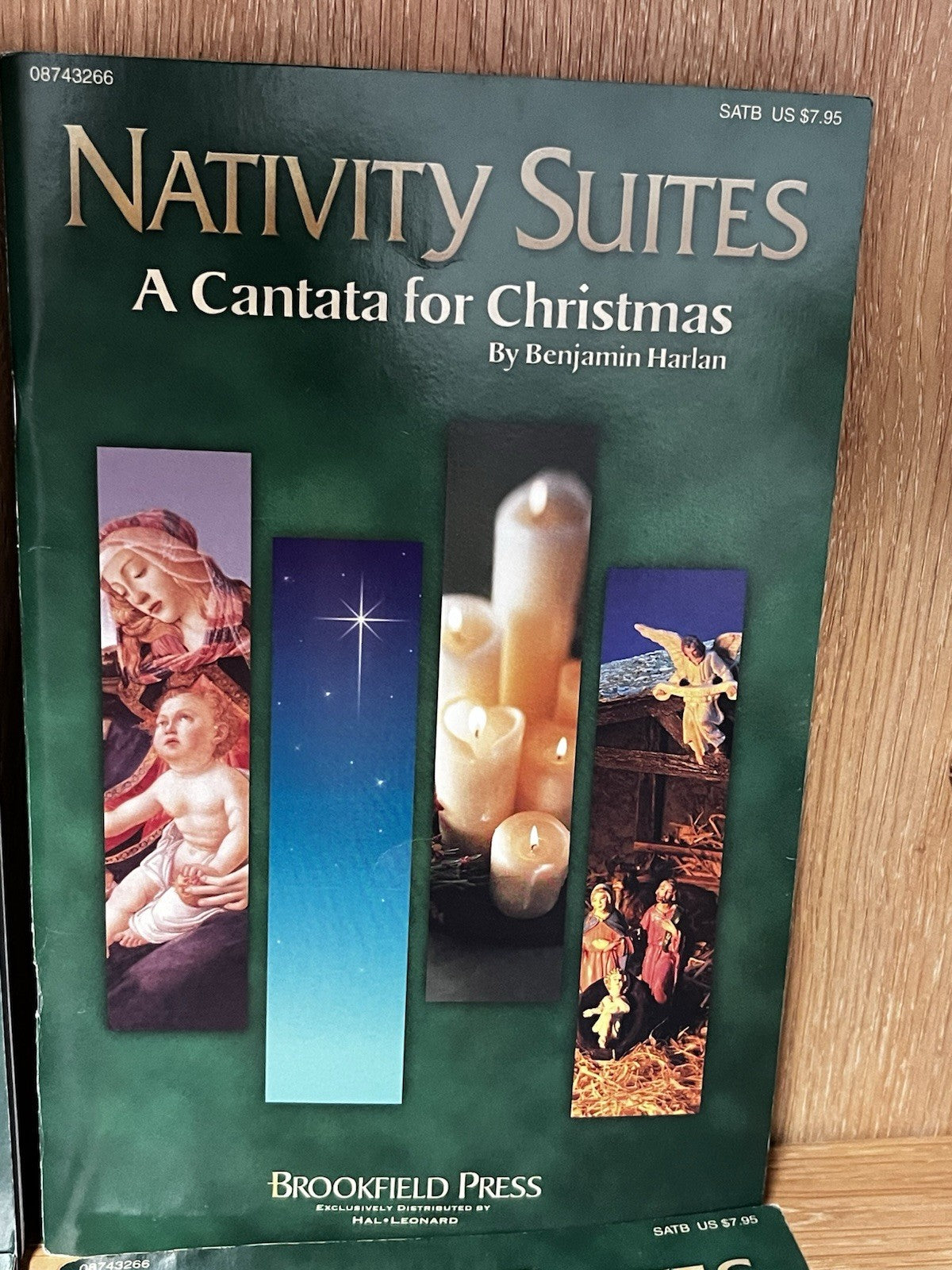 Lot Of 10 Nativity Suites -A Cantata for Christmas Song SATB Sheet Book