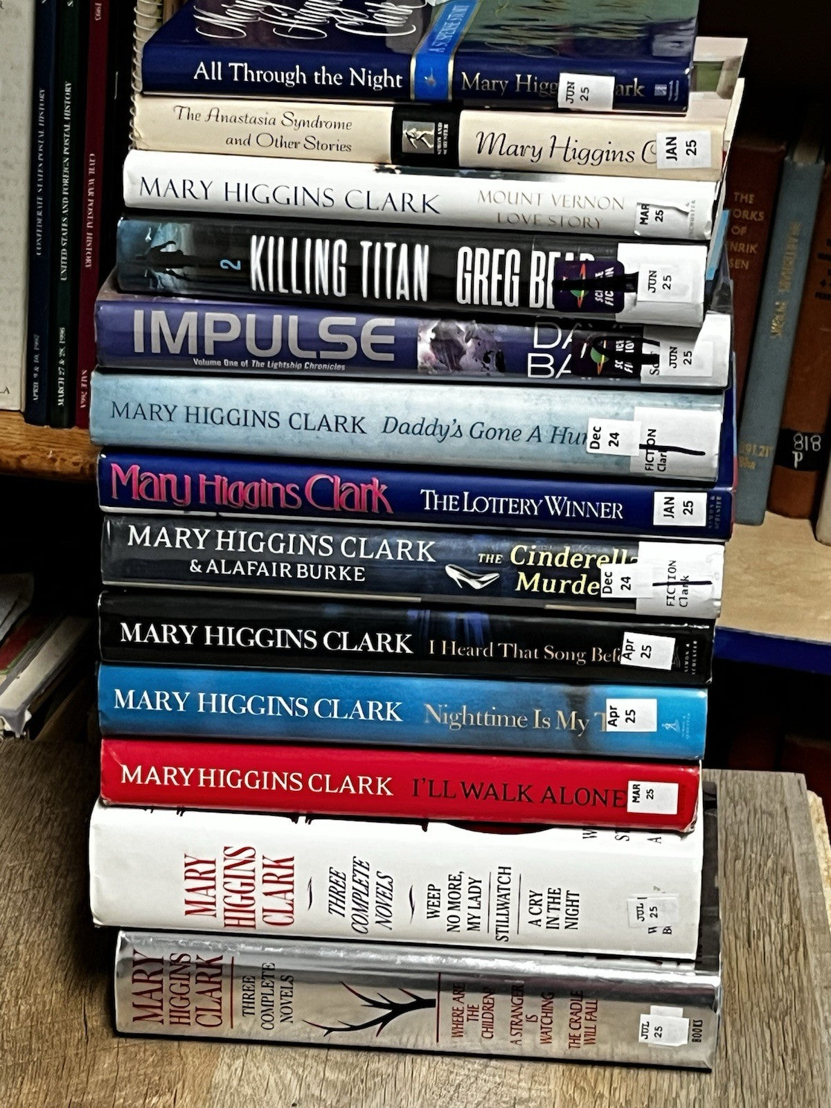 Mary Higgins Clark Hardcover Lot of 20  Books