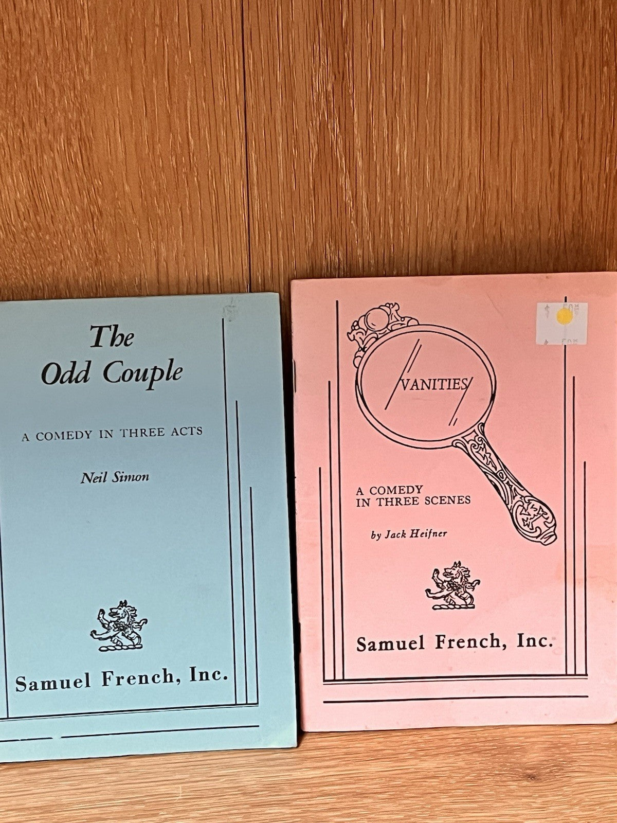 Lot of 4 Samuel French Plays - The Odd Couple| Vanities | Top Girls | Royal Fam