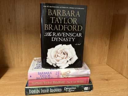 Barbara Taylor Bradford Lot of 4 Hardcover Book