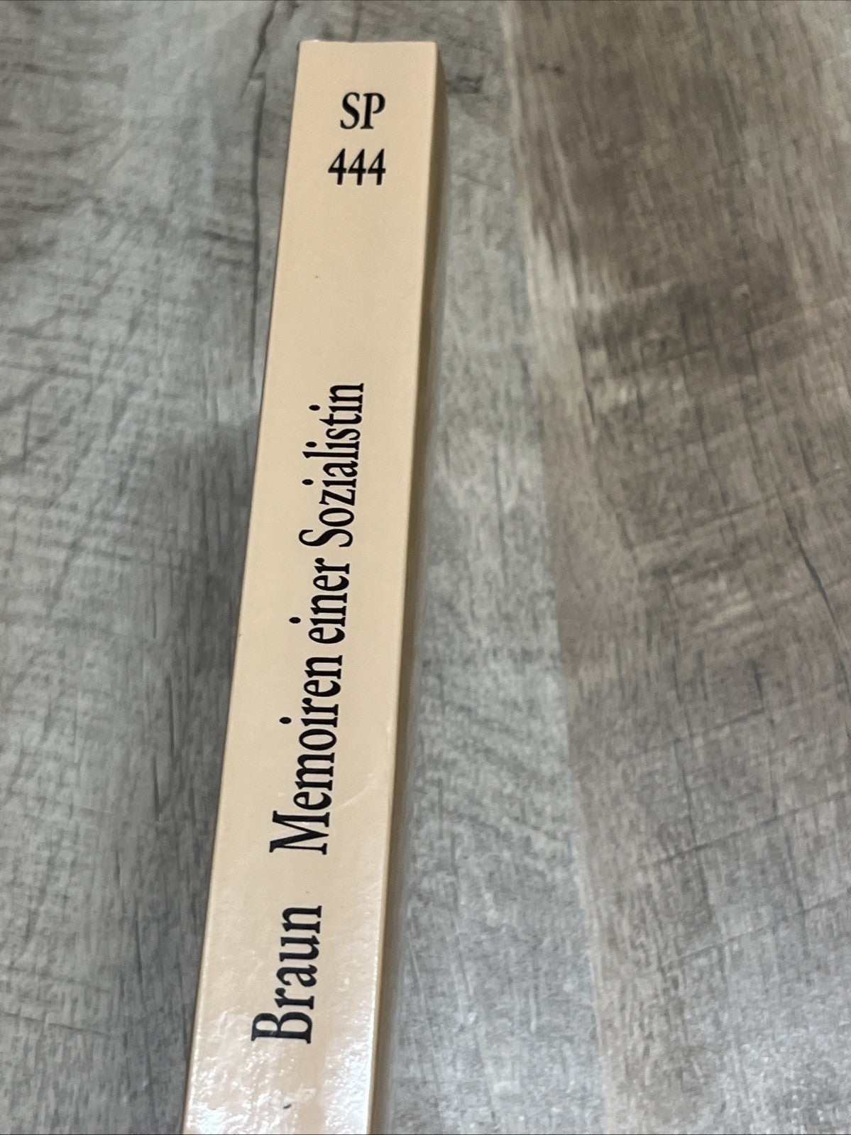 Memoiren einer Sozialistin Lily Braun HERAUSGEGEBEN Von Elisabeth Fetscher 1986