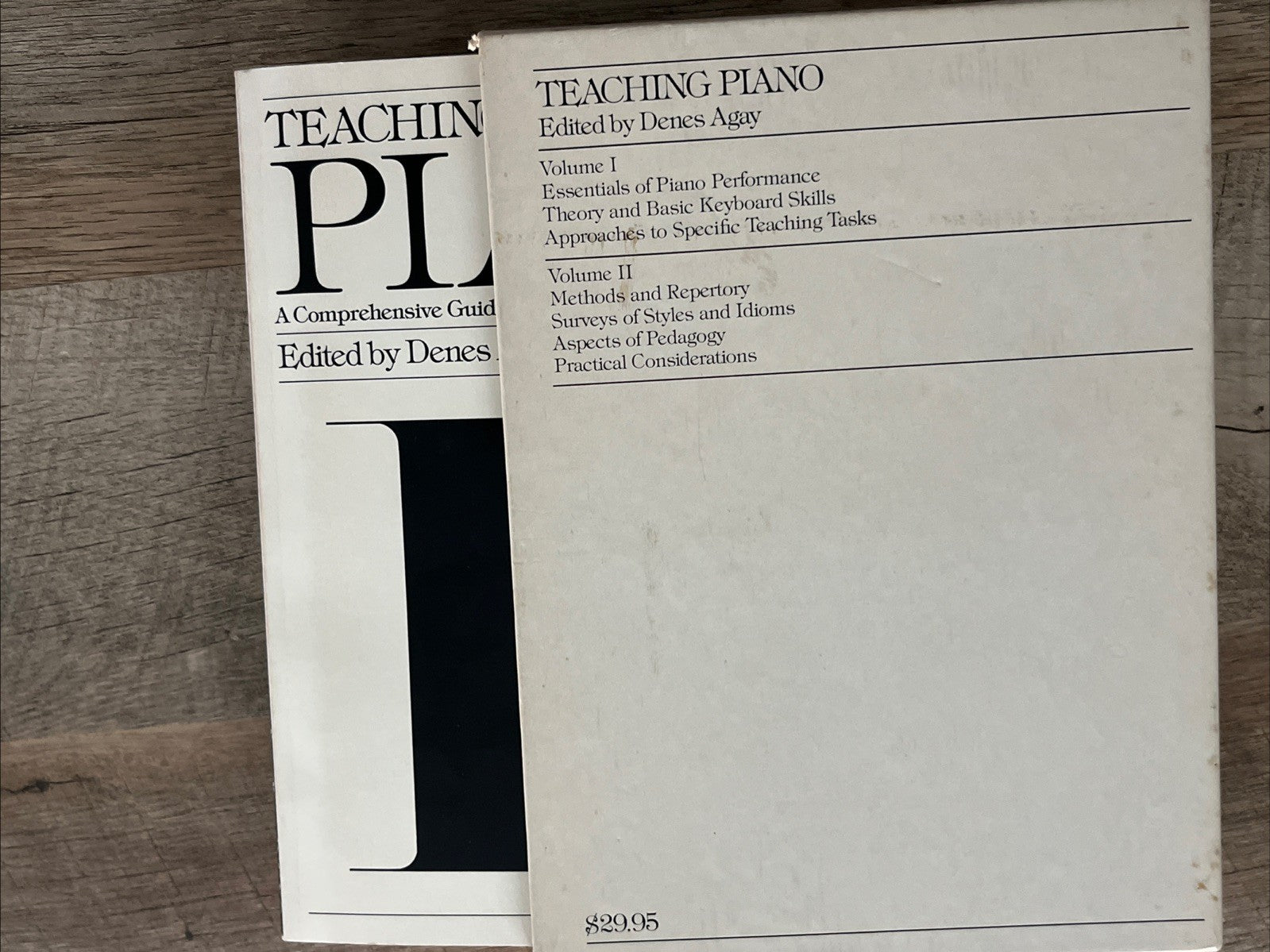 Teaching PIANO A Comprehensive Guide & Reference Book For The Instructor Vol 1&2