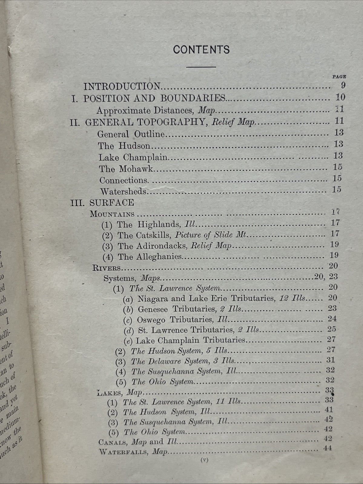 Vintage A Brief Descriptive Geography of the Empire State by C.W. Bardeen 1900