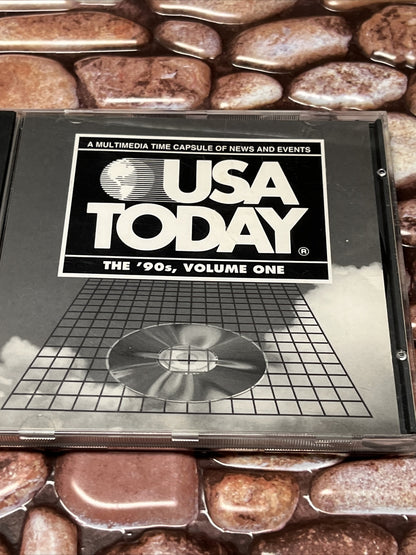 USA Today The '90s Volume 1 - CD ROM Multimedia Time Capsule Of News 1993