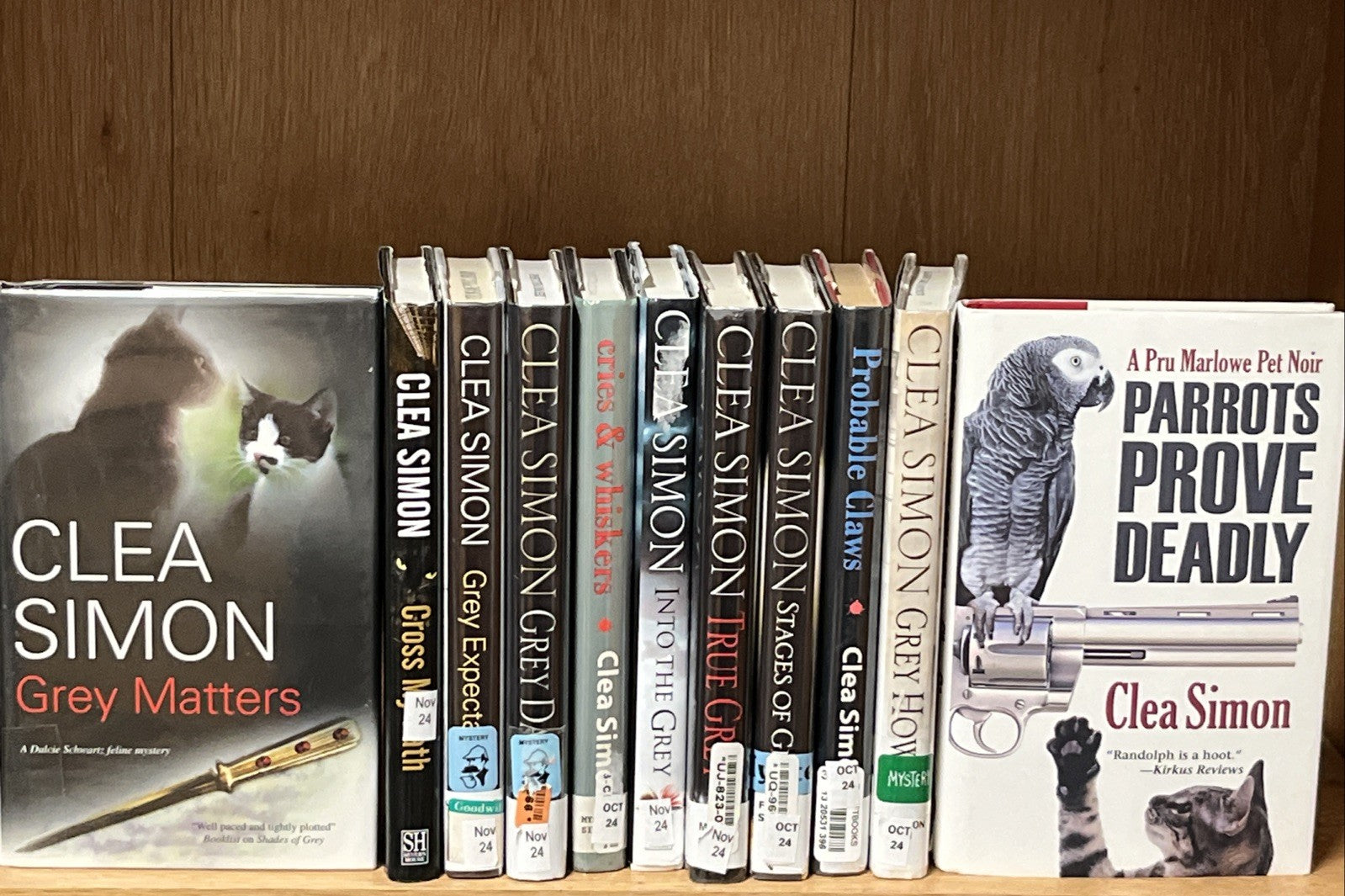 Clea Simon Book Lot 11 Series - Dulcie Schwartz Feline, A Theda Krakow Mystery..