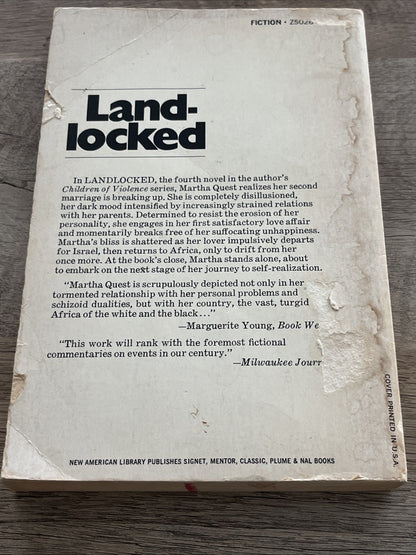 Doris Lessing Children of Violence Martha Quest Landlocked 3rd Ed  1964/1966