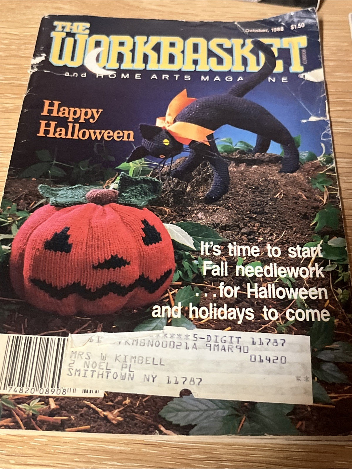 WORKBASKET MAGAZINES LOT Of 4/ 1980's KNIT Crochet CRAFTS/ Home Arts/Decorate