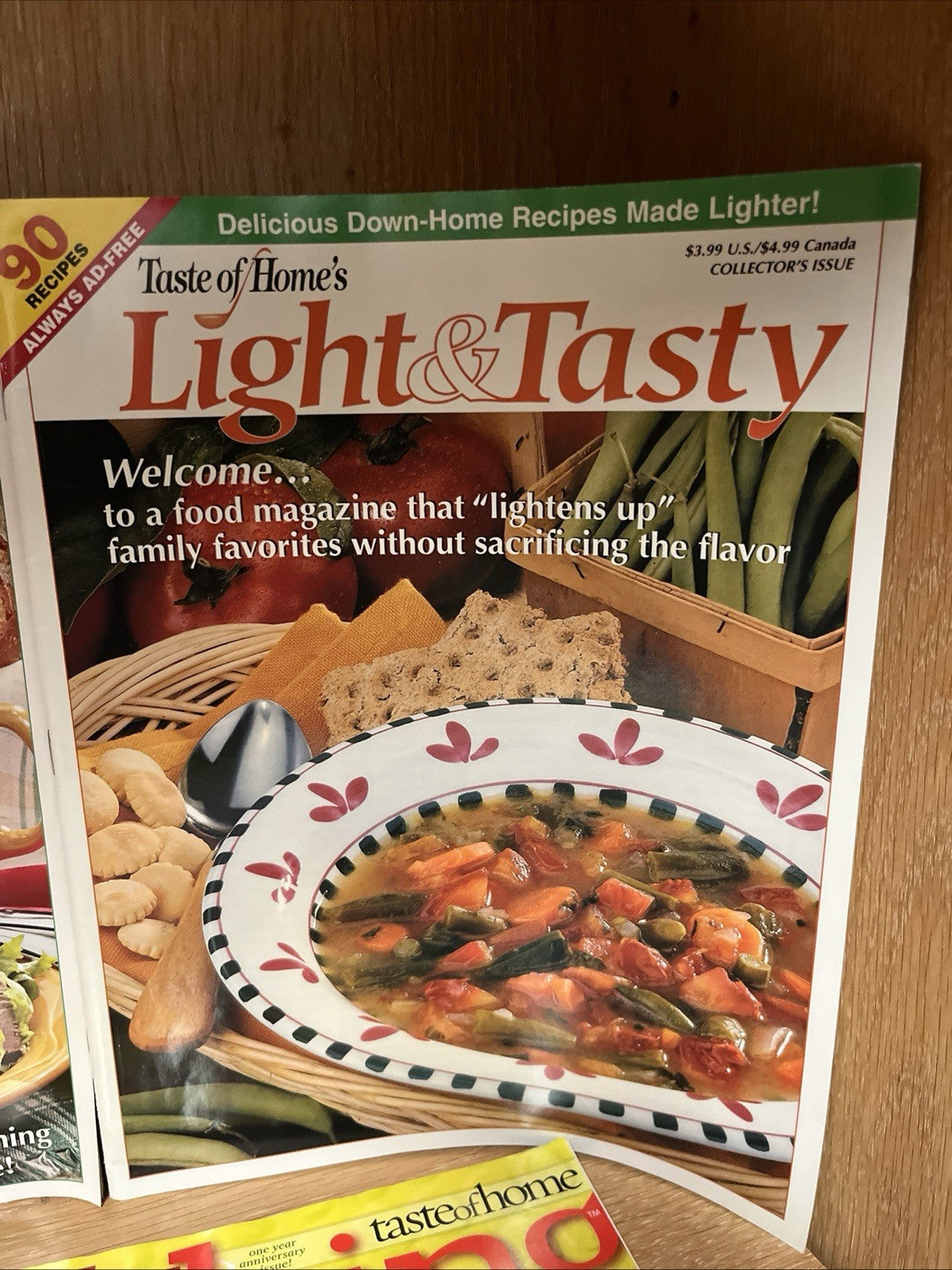 Lot of 4 Taste of Home Quick Cooking & Eating Well Magazine Back Issues