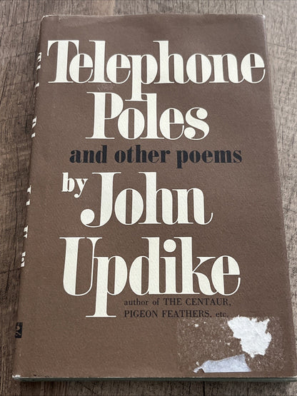 TELEPHONE POLES and other poems  by JOHN UPDIKE 1990