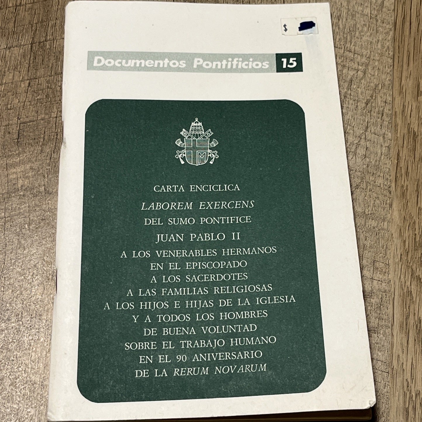 Documentos Pontificios 15  ( 105 Paginas Usado)