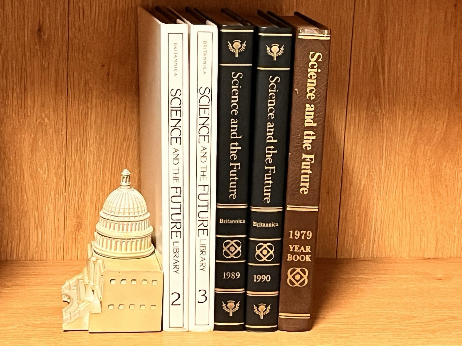 Science and the Future Library 1- 3 Yearbook |Britannica 1989-1990 & 1979 Yearbk