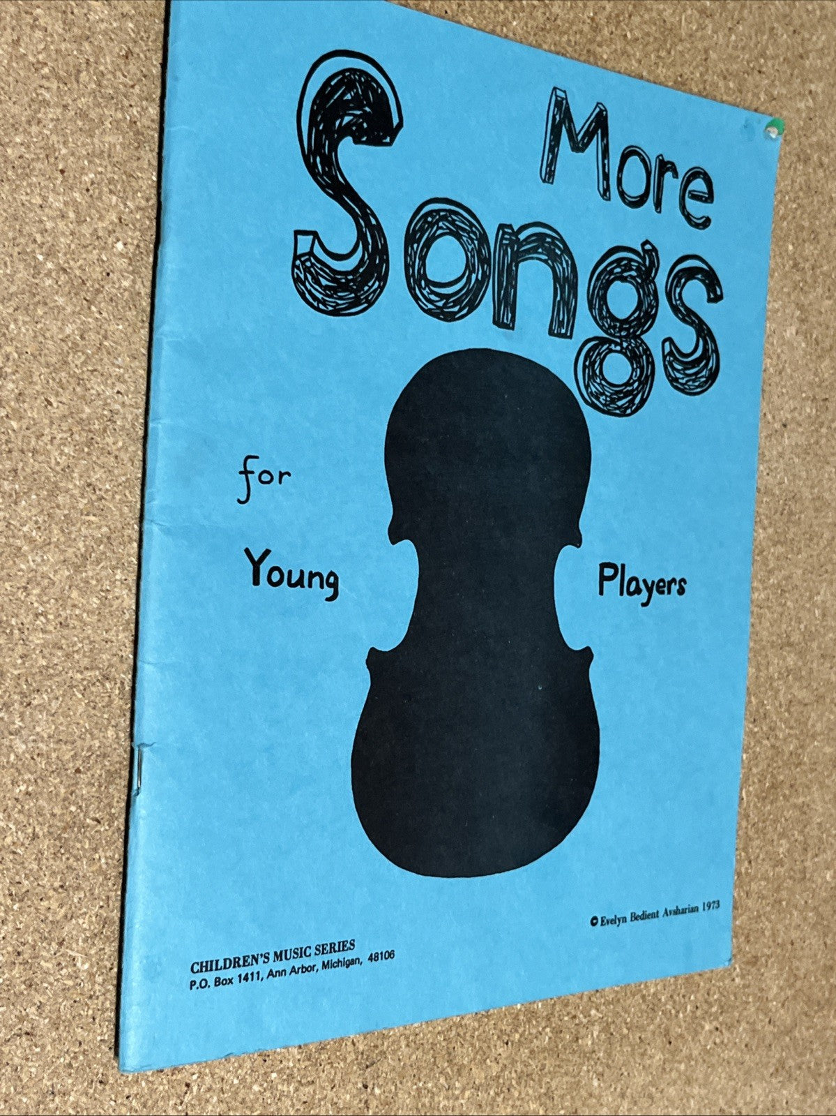 More Songs for Young Players Beginner Violin  by Evelyn Bedient Avsharian
