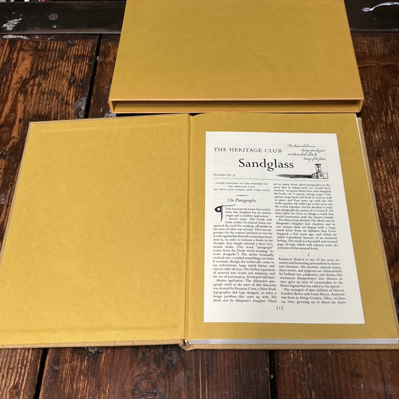 The Monk and the Hangman's Daughter - Heritage Press, 1967 HC With Slipcase