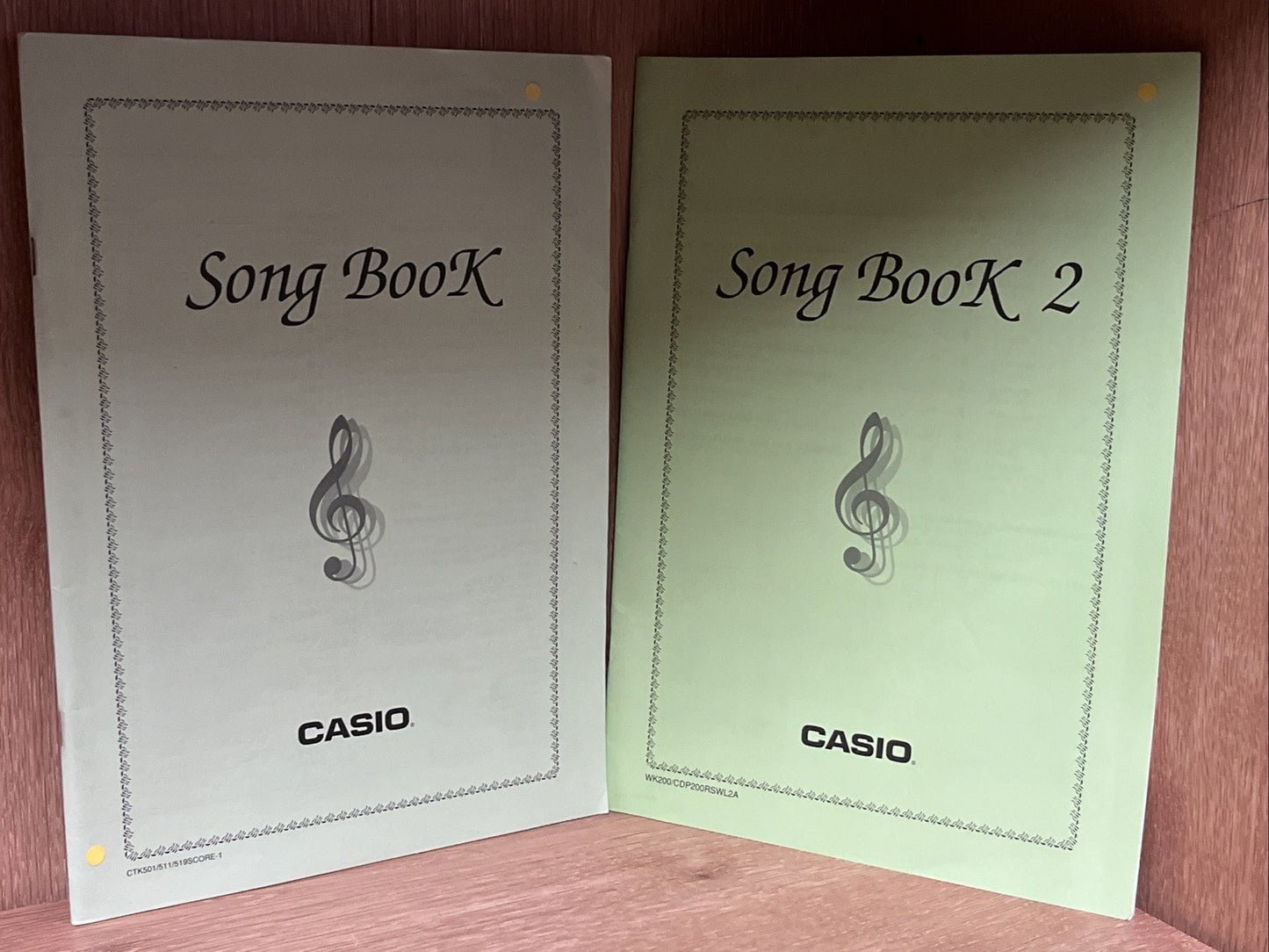 Song Book & Song Book 2  Casio Lot