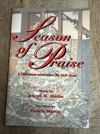 Lot Of 8 Season of Praise A Christmas Celebration for SATB Choir