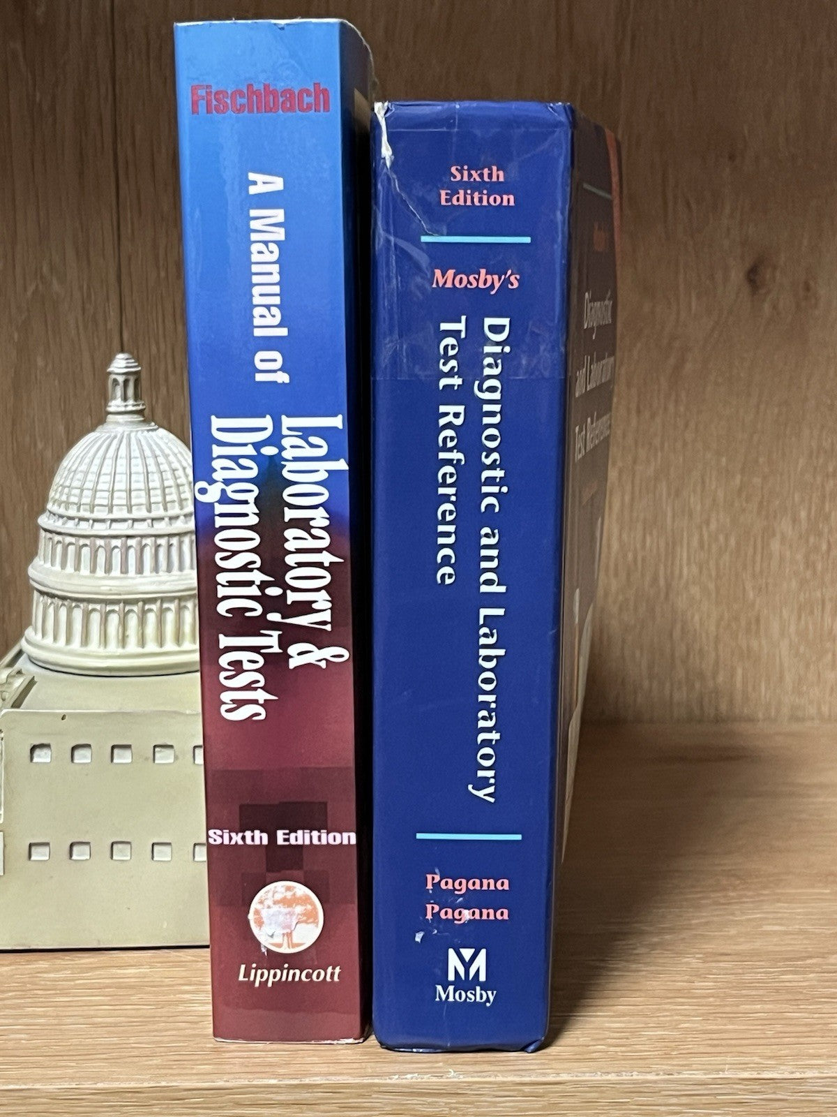 Lot of 2 A Manual of Laboratory and Diagnostic Tests 6th Ed Fischbach, Mosby’s